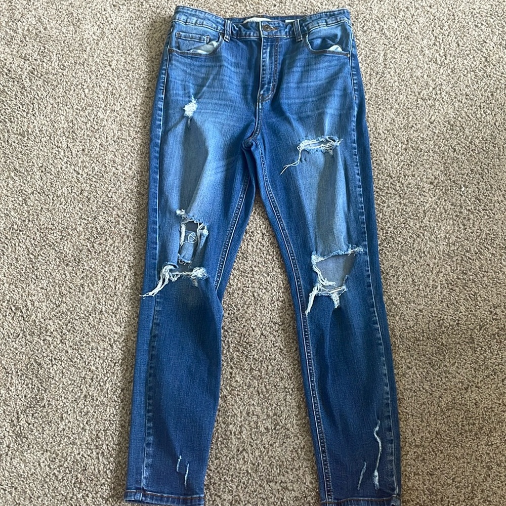 Size 13 (juniors) Eunina dark wash skinny jeans